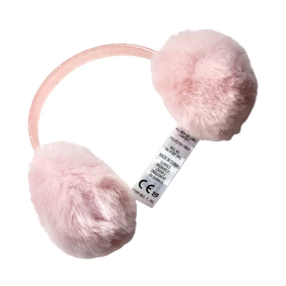 American Girl Frosty Frills Earmuffs Pink Doll Ear Muff Warmer Winter Accessory